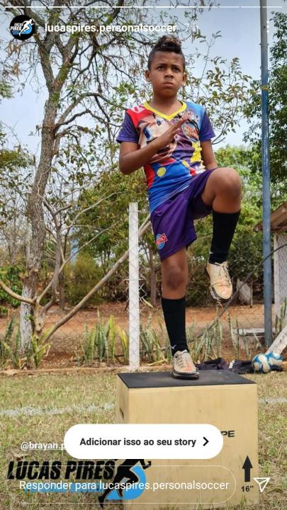 Foto 3 de 5 — Conheça Brayan Pereira, o jogador mirim de nove anos aprovado na Ferroviária